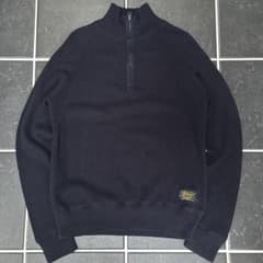 90s Polo Jeans ラルフローレン ハーフジップ ニット ポニーなし