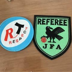 サッカー レフリー ワッペンのサムネイル