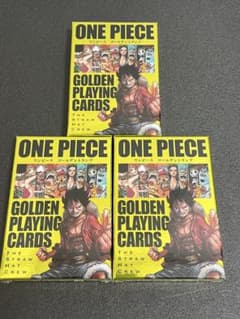 3点セット 新品未開封】ONEPIECE ゴールデントランプ ジャンプショップ