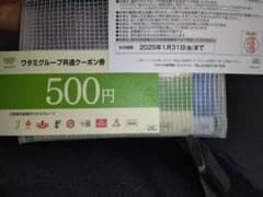 【通りの達人様専用】ワタミグループ共通お食事券（白）クーポンのサムネイル