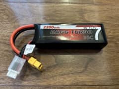 最新！3セルDAGG TURBO 11.1V 2200mAh　連続35C放電！のサムネイル