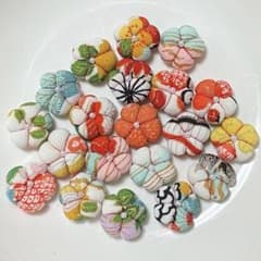 １５・梅花・ちりめん細工・つるし飾り - 2