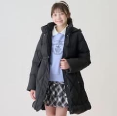 ◼️タグ付き◼️mezzo piano junior ダウンコート　黒　140