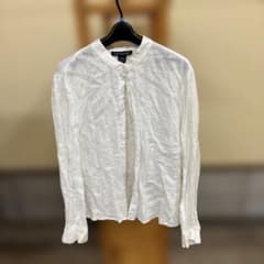 saint tropez west 刺繍入りリネン長袖シャツ ホワイト XLのサムネイル