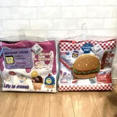 スポンジボブ ポーチ付きトートバッグ2種セット