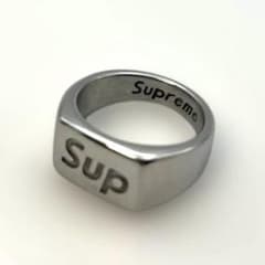 シュプリーム　リング　指輪　19 シルバー　アクセサリー　SUP シュプリーム リング 指輪 19 シルバー アクセサリー SUP - メルカリ