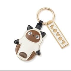 新品未開封 ねこみみレザーチャーム シャム猫・ホワイト LOVOT - メルカリ