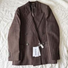 Acne Studios ダブルブレストジャケット ストライプ - メルカリ