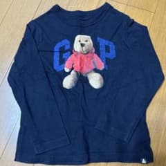 GAP クマプリント Tシャツ 8歳用 ネイビーのサムネイル