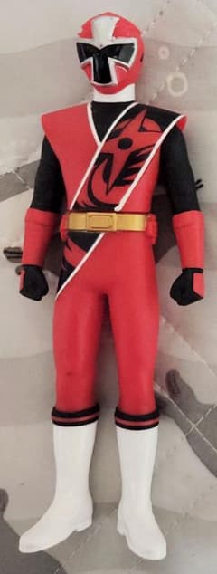 手裏剣戦隊ニンニンジャー アカニンジャー ソフビフィギュア