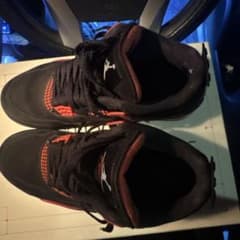 NIKE AIR JORDAN 4 ブラック レッドのサムネイル