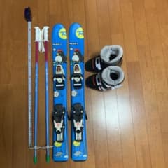 スキー板、ビンディング、ストック、スキー靴のサムネイル