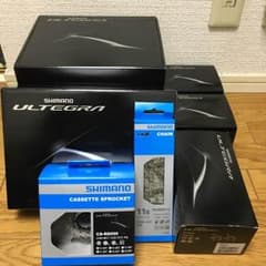 新品未使用 r8000 新型アルテグラ ほぼグループセットのサムネイル