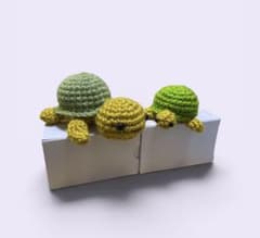 あみぐるみ かめの親子セット 約12cm 8-45のサムネイル