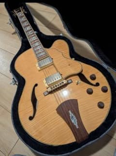 良品、フルアコギター、Ibanez AF105 NT パーツ一部交換 良品、フルアコギター、Ibanez AF105 NT パーツ一部交換 - メルカリ