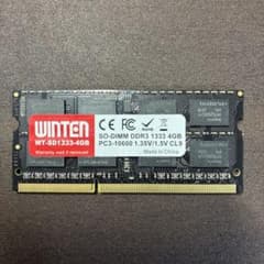 DDR3 4GBノートパソコン用メモリー 値段交渉OKのサムネイル