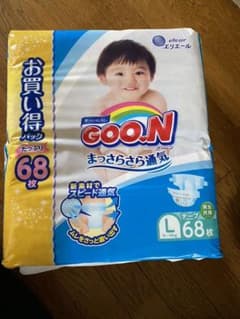 グーン オムツ Lサイズテープタイプ3パックのサムネイル