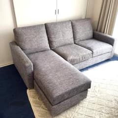 ニトリ L字型グレーソファ 2、3人掛け 東京・足立区まで引き取り限定