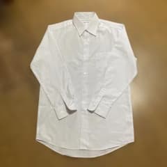 160cmキッズ　長袖ワイシャツ ホワイト 無地のサムネイル
