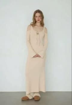 アリシアスタンOpen Shoulder Long Dress Sサイズ - 5