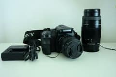 SONY α100 렌즈 2개 포함