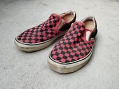 ☆希少　レア　Vans 赤黒チェック スリッポン☆サイズ27cmのサムネイル