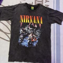 NIRVANA UNPLUGGED Tシャツ ブラック XLのサムネイル