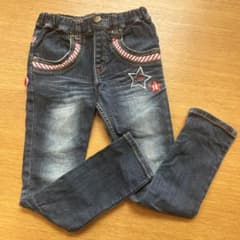 DADDY OH DADDY デニムパンツ 星柄 120cmのサムネイル