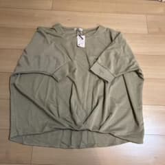ルディックパーク　カットソー　グリーン　新品　トップス　半袖　3L 4Lのサムネイル