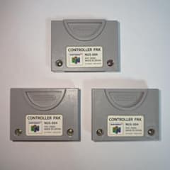 任天堂 NINTENDO64 コントローラーパック NUS-004 3個セット - メルカリ
