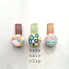 ミナペルホネン♪ベビーヘアクリップのサムネイル