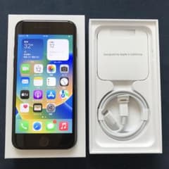 ⑧iPhone SE 第2世代 (SE2) ブラック 64 GB auのサムネイル