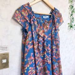 フルーツ柄ワンピース  NATURAL BEAUTY BASIC お値下げのサムネイル