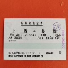 【特急とき２４号】使用済硬券　特急券　新潟→上野　55.5.19 特急とき24号】使用済硬券 特急券 新潟→上野 55.5.19 hqdefault.