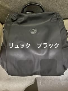 WEISENDAISHU 2WAY リュック・バックパックブラック 素材ナイロン 