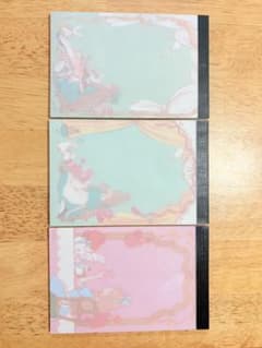 メモ帳 3冊セット コラージュ素材 メモ 中野夕衣 様 アリスのサムネイル