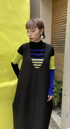 試着のみ UN3D.アーチコクーンワンピース 定価49500円 - メルカリ