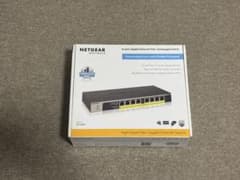 NETGEAR GS108PP PoE+対応スイッチングハブ 元箱・付属品ありのサムネイル