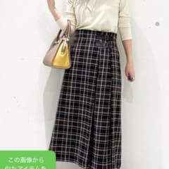 【️ ROPE' PICNIC 】チェック柄ロングスカートのサムネイル