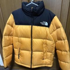 THE NORTH FACE ダウンジャケット オレンジ/ブラックのサムネイル