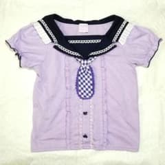 axesfemmekids セーラー リボンタイ 半袖 Tシャツ 130のサムネイル