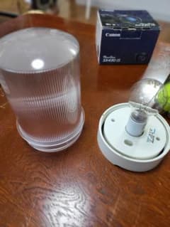 ​レトロ 門柱灯・ポーチライト 照明器具用カバー＆ソケット 電球付きのサムネイル