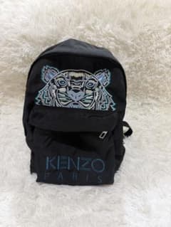 KENZO ケンゾー タイガー刺繍 リュック バックパック ブルー 虎 ロゴ KENZO ケンゾー タイガー刺繍 リュック バックパック ブルー 虎 ロゴ