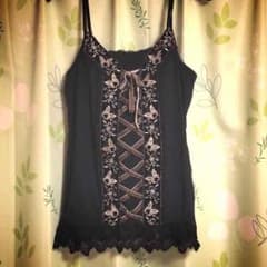【再値下げ】axes femme レースアップキャミソールのサムネイル