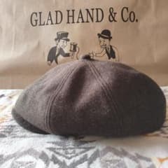 新品】GLAD HAND ウールキャスケット グレー ブラウン - メルカリ