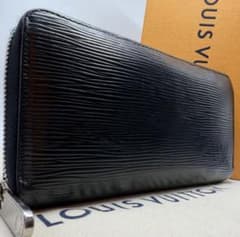 Louis Vuitton ブラック エピレザー 長財布 - メルカリ