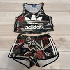 adidas Originals ボタニカル柄 セットアップ Sサイズ - メルカリ