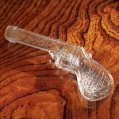 ル*カ様 レトロ瓶☆ピストル型金平糖瓶大小3個セット・昭和レトロ・菓子玩具瓶・コ ル*カ様 レトロ瓶☆ピストル型金平糖瓶大小3個セット・昭和レトロ