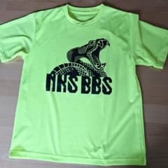 NKS BBS スネークプリント Tシャツ ネオンイエローのサムネイル