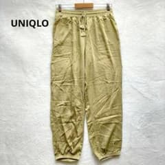 Uniqlo Jogger Pants with Tassels, Size L, Moss Green, Natural, Relaxed Fit